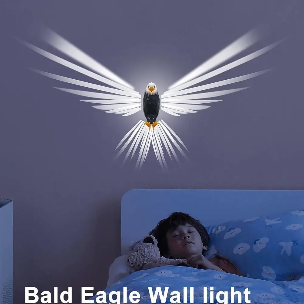 Eagle wall light 3D Animal Wall Light